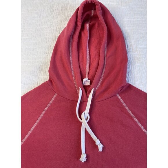 JUICY by Juicy Couture Fleece Cropped Pullover Hoodie SZ M Long Bell Sleeves Cor - Picture 3 of 12